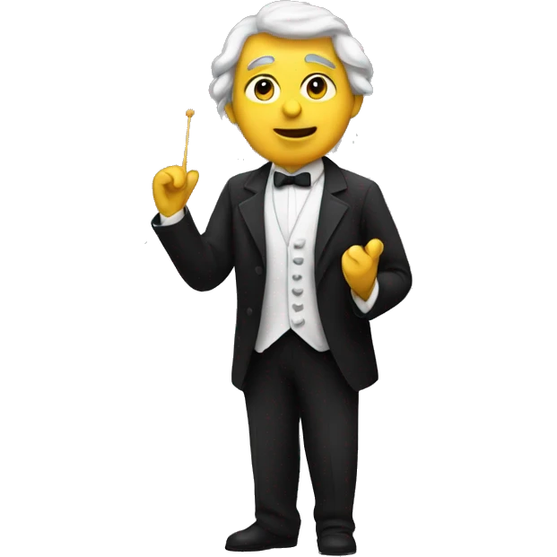 Music conductor emoji