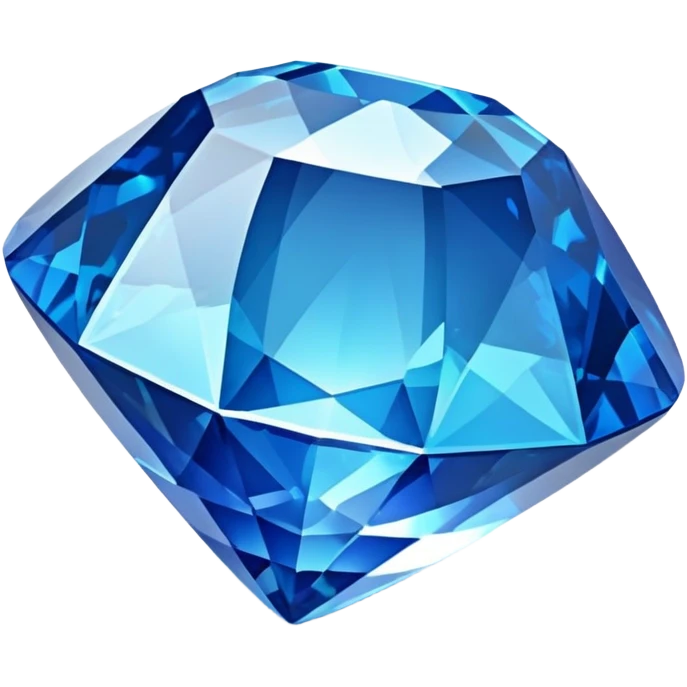 blue sparkle gem emoji
