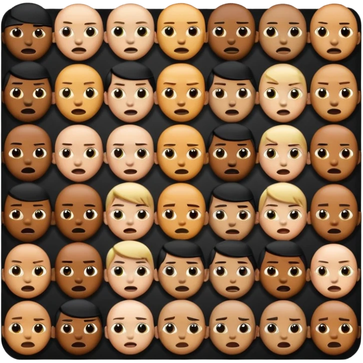 make a French urban rap emoji pack mixing city elements, emotional tension, dim street lighting and expressive faces to reflect lyrical depth emoji