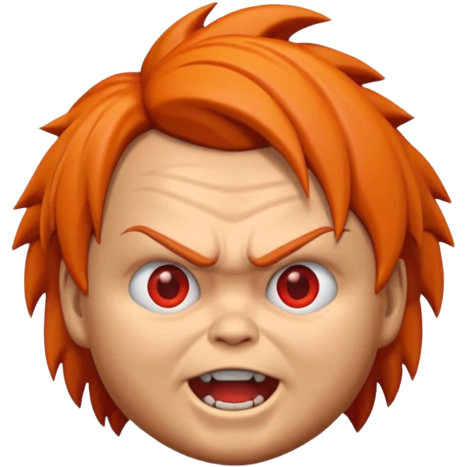 Un emojin de chuky emoji