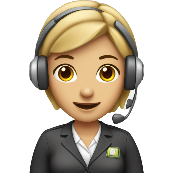 female customer service operator  emoji