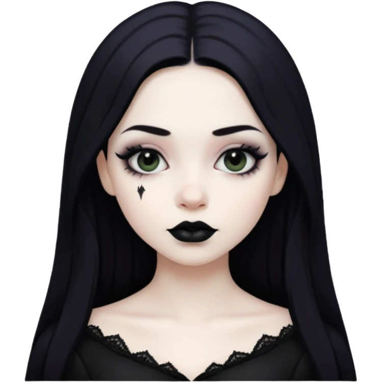 Gothic girl emoji