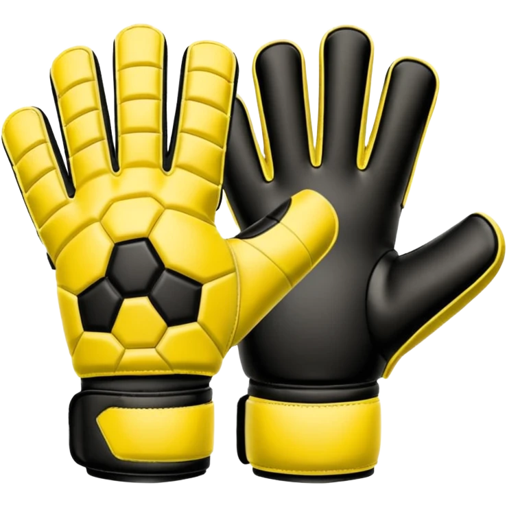 Football goalkeeper gloves emoji