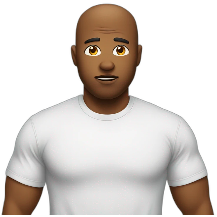 confused guy in a tshirt emoji