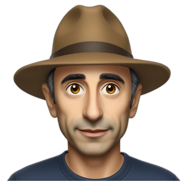 Eric Zemmour avec le chapeau de Mario emoji