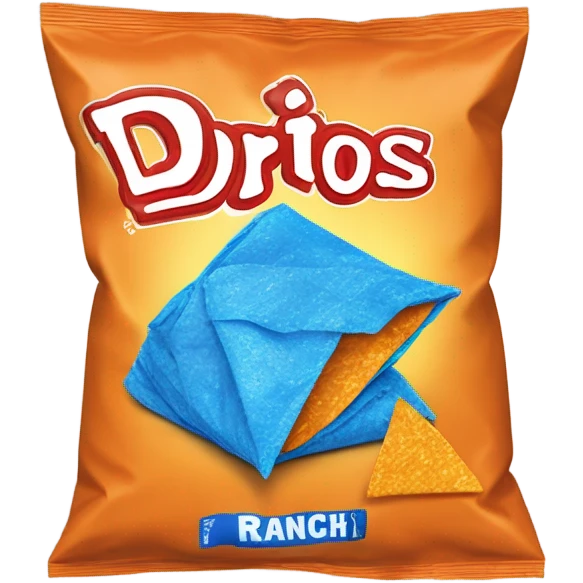 cool ranch blue bag doritos emoji