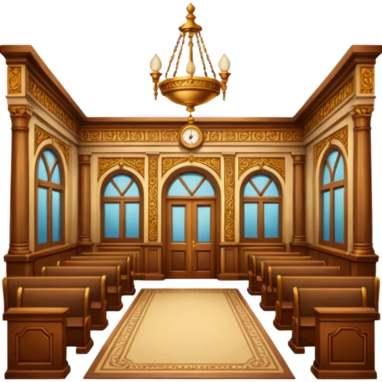 Vintage academia interior emoji