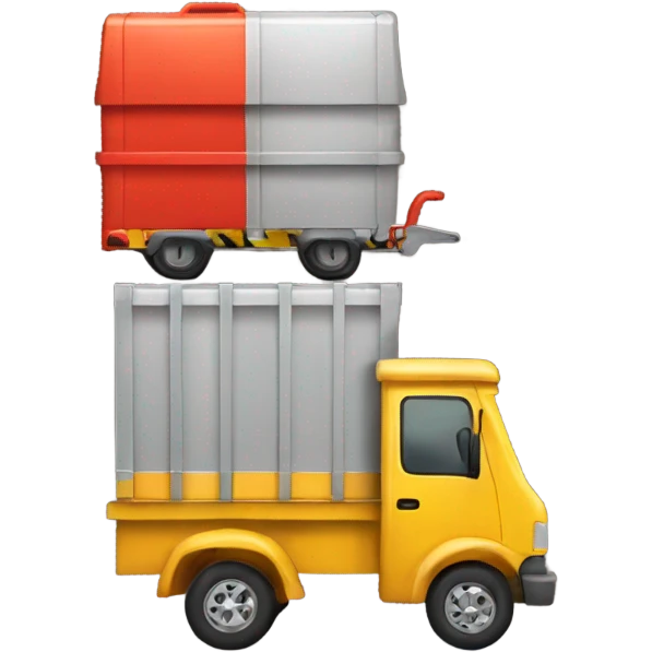 Trailer carrying toolbox  emoji