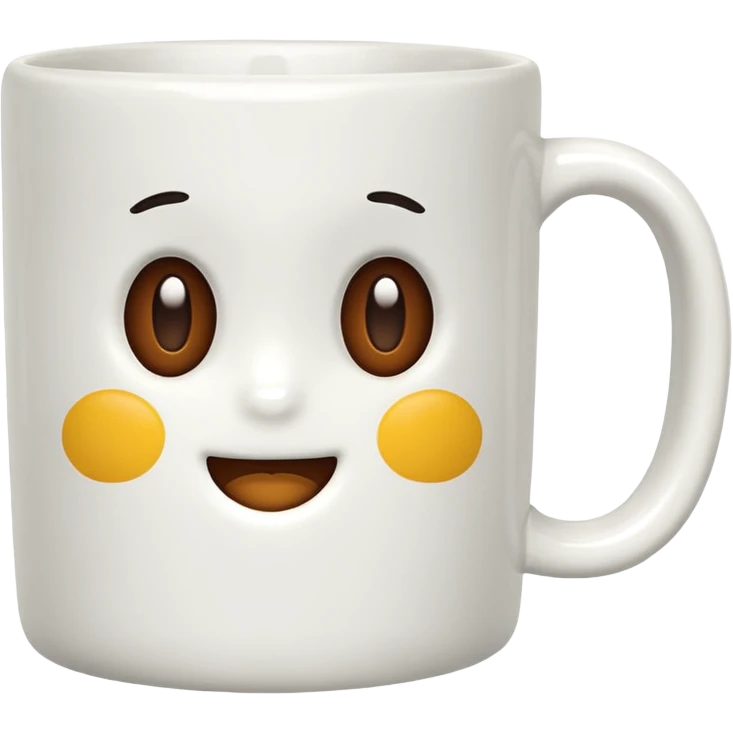 cute mug simple pattern emoji