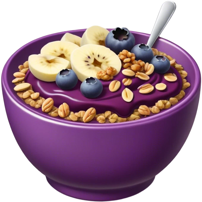 acai bowl wiith no fruits emoji