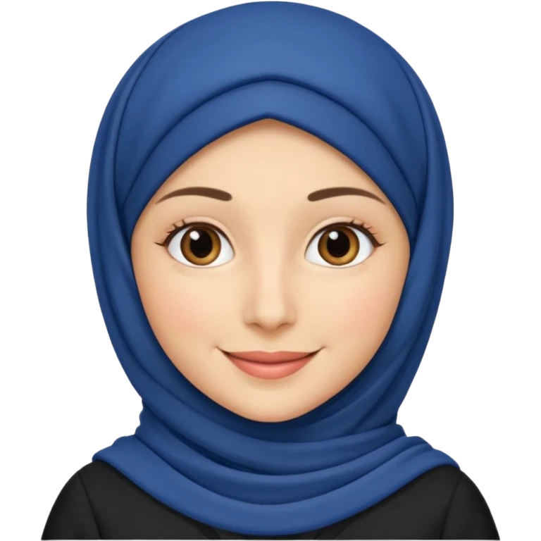 a beautiful French teacher wearing hijab emoji
