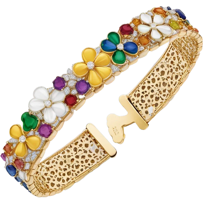 van cleef bracelet emoji