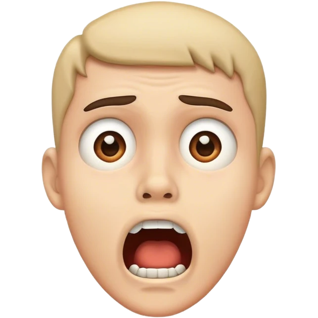 Jaw on floor emoji