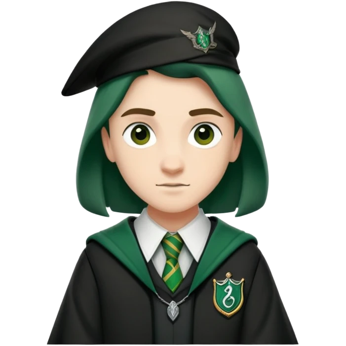 Jamie yeates is Marcus Flint in harry potter, wear hogwarts slytherin uniform emoji