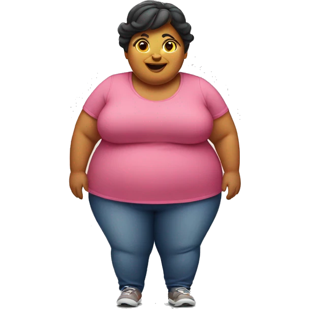 chubby lady emoji