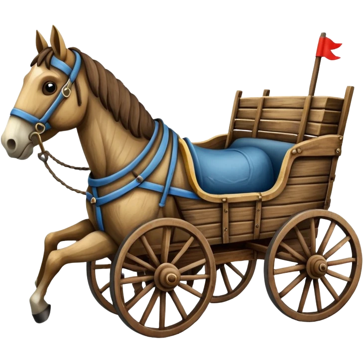 horse cart emoji