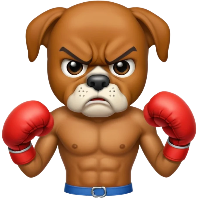 angry  boxer  emoji