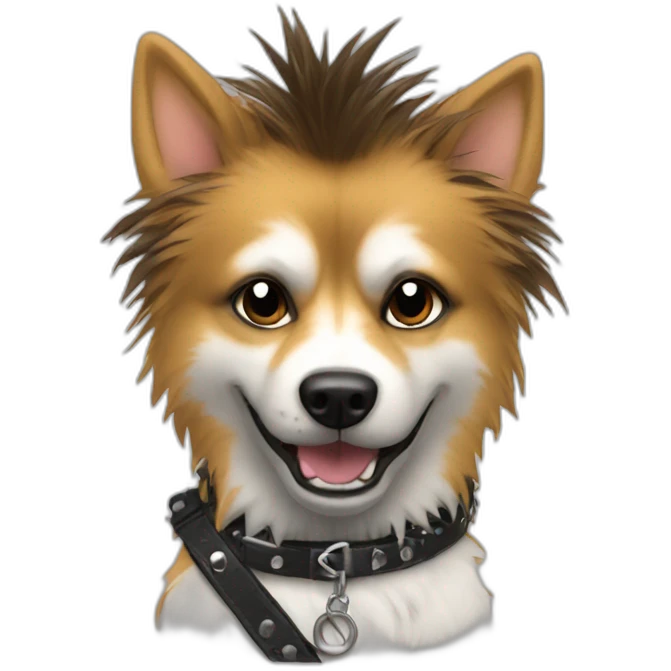Punk à chien emoji