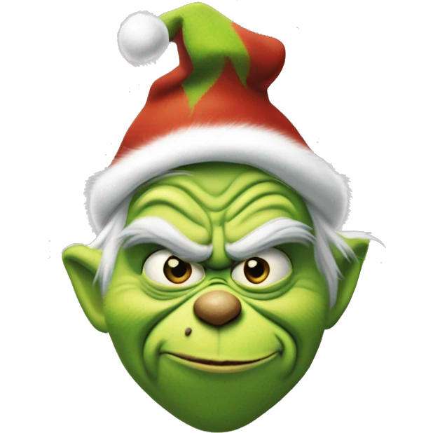 Grinch ￼ emoji
