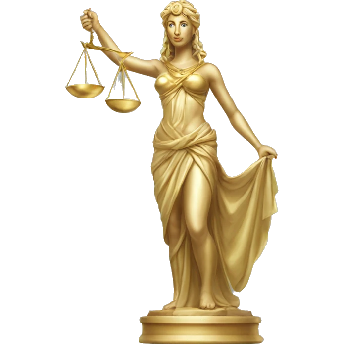 Libra goddess statue  emoji