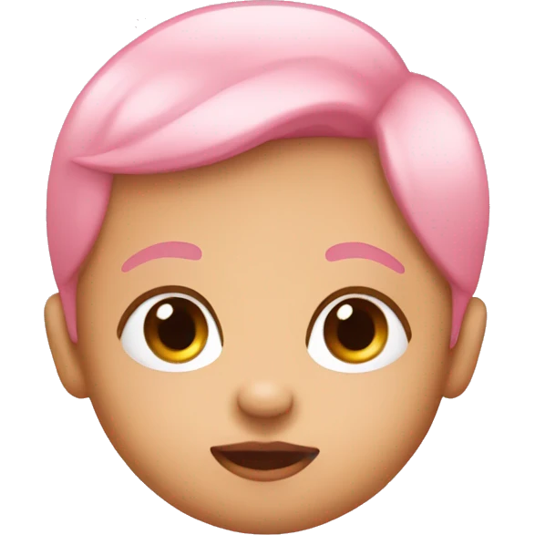 Baby pink emoji emoji