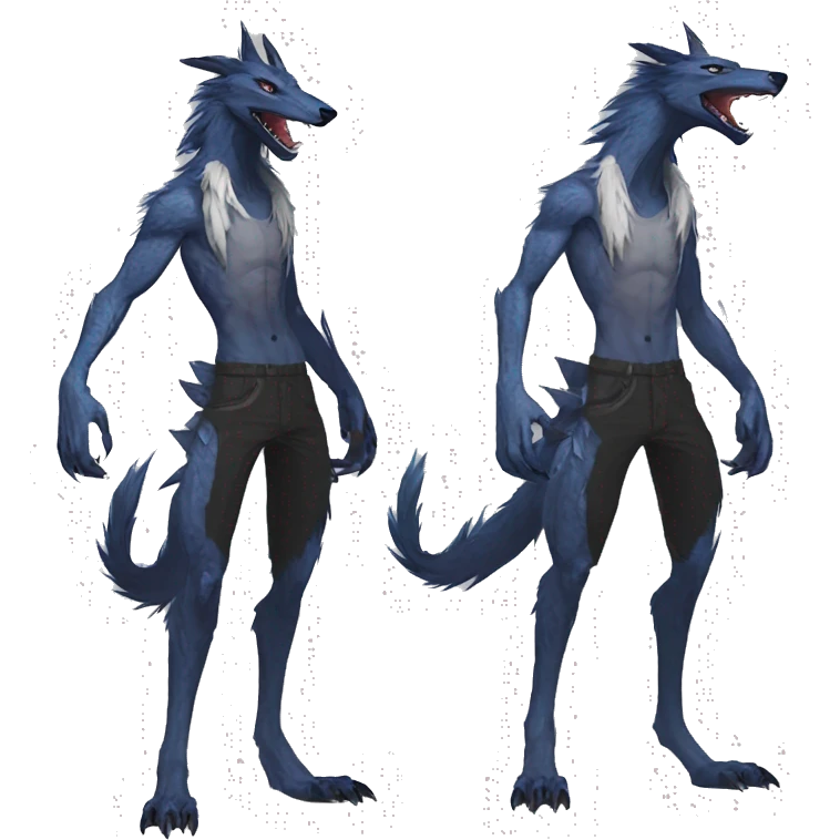 Cool Edgy Modern Vernid-Sergal species by LiLaiRa full body emoji