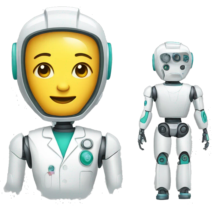 Robot medecin emoji