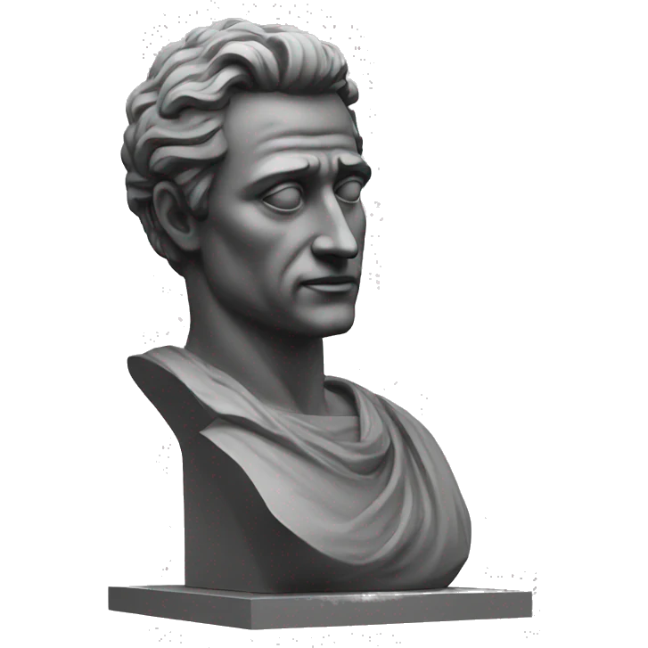 Thinking Man Statue emoji