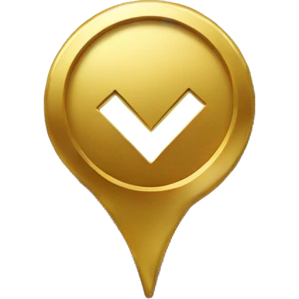 gold check mark emoji