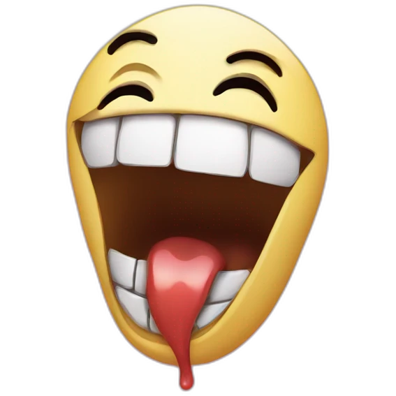 salivating-person emoji