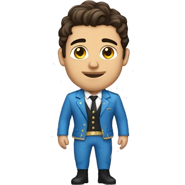 Jordan bardella en costume emoji