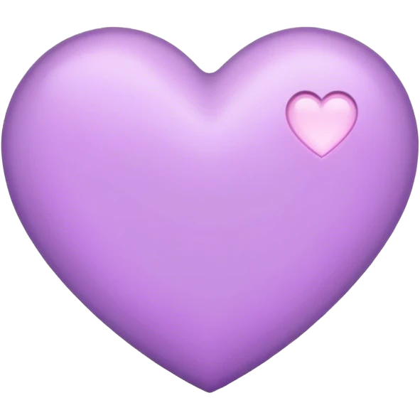 Light purple heart emoji