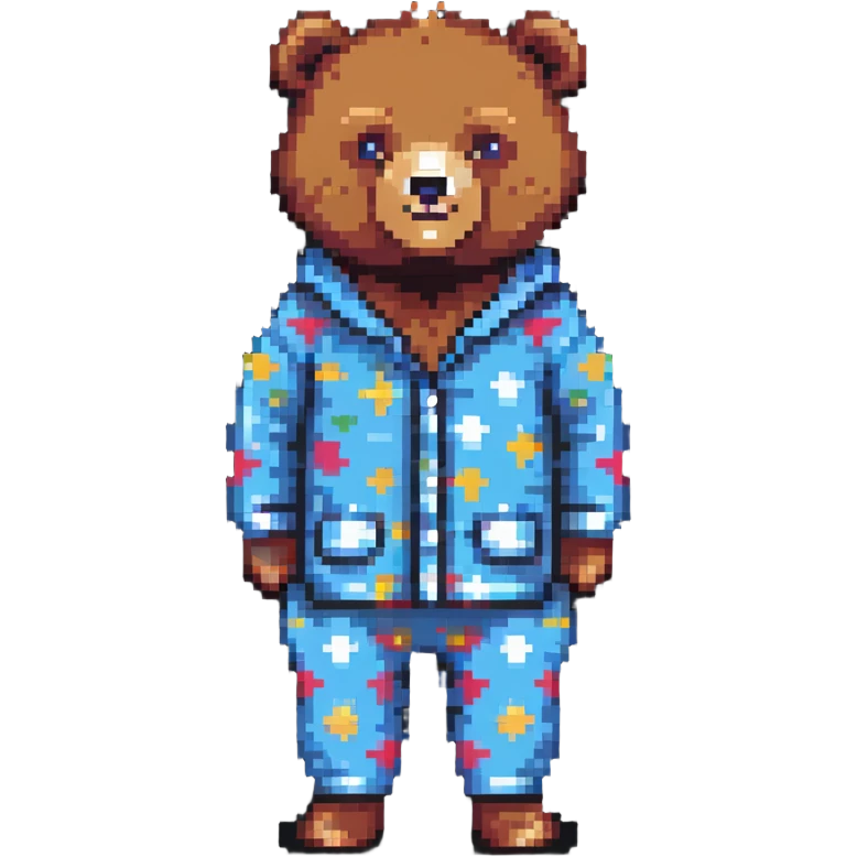 bear in pajamas emoji