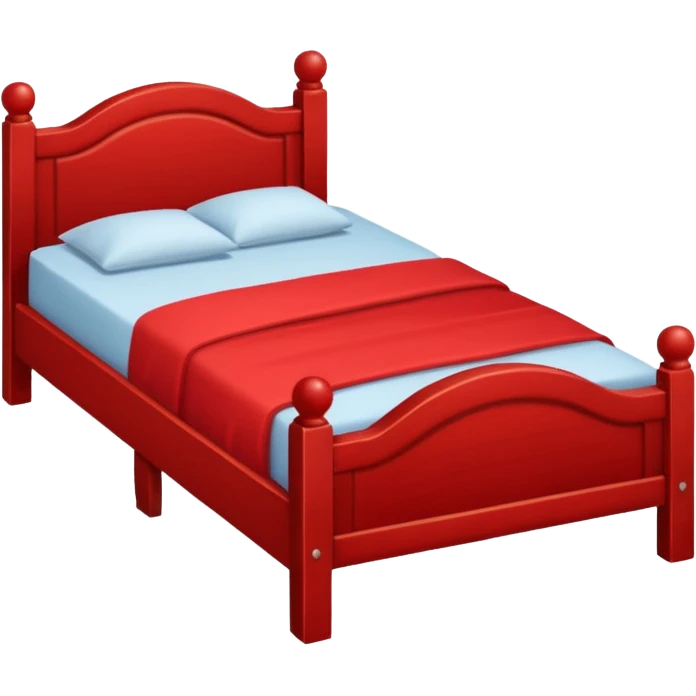single red bed emoji