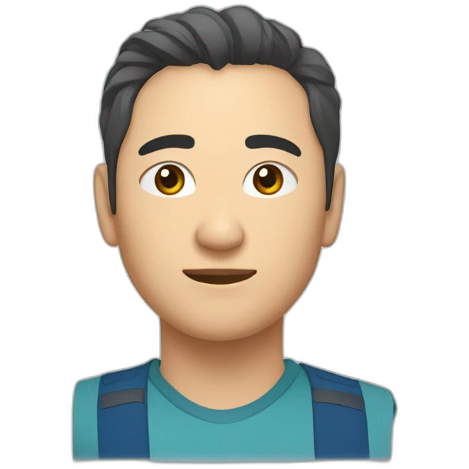 Make an avatar for your assistant under the name iBek, he is a modern Kazakh emoji