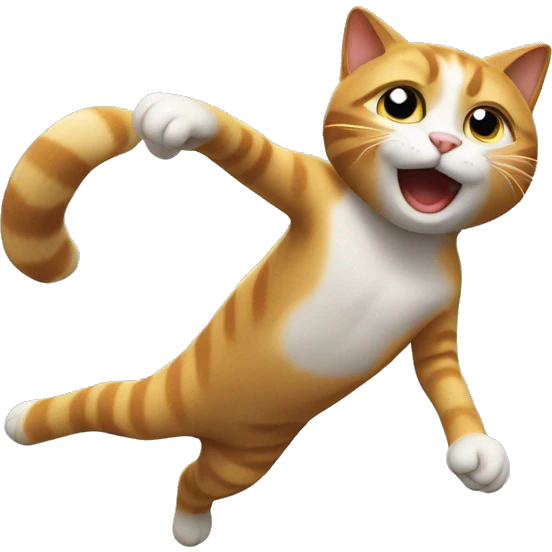 backflip cat emoji