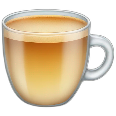 a cup of chai made out of glass emoji