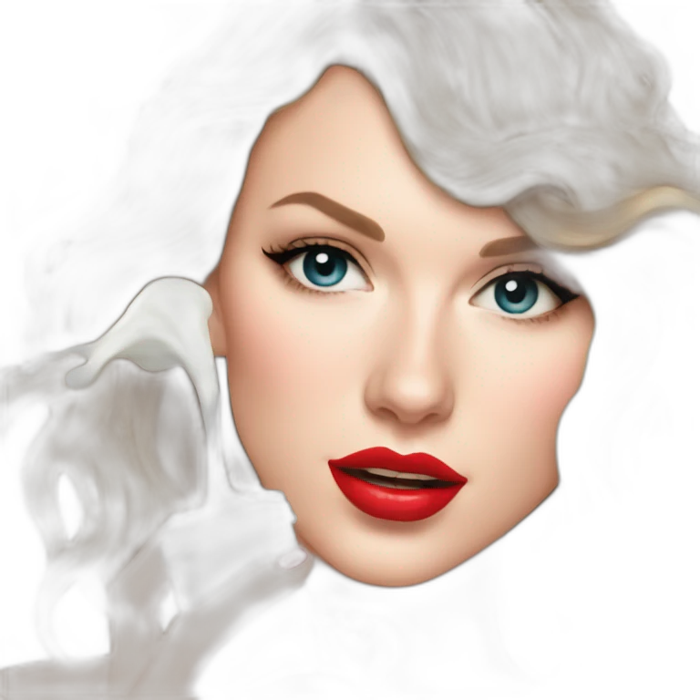 taylor-swift-selfie-milk-on-face-dripping emoji