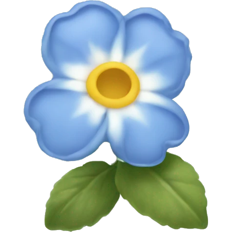 forget me not flower emoji