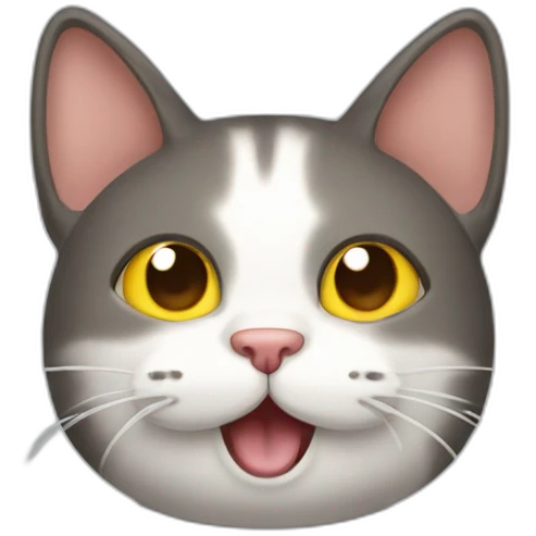 Cat pooping emoji