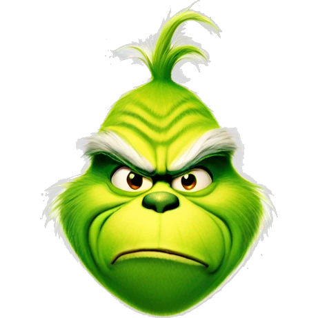 The grinch emoji