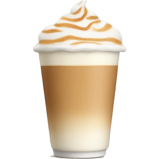 Vanilla latte emoji