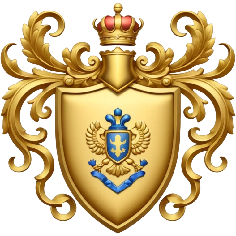 gold coat of arms emoji