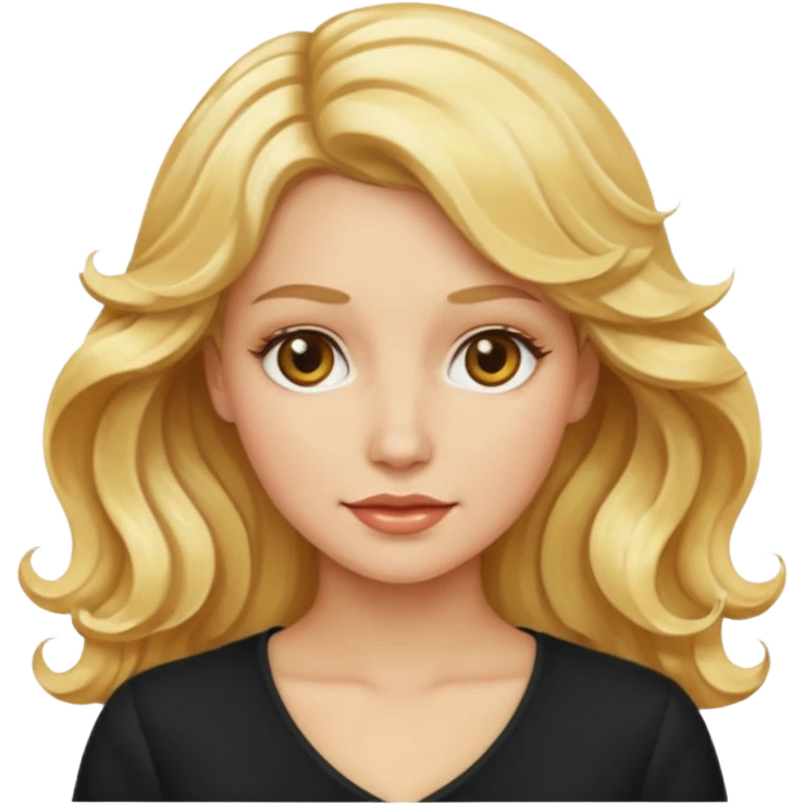 Tipos de rubio en mujer emoji