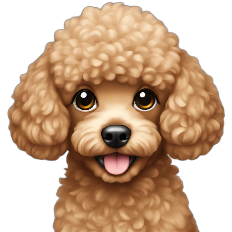 toy poodle emoji