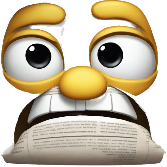 angry newspaper emoji