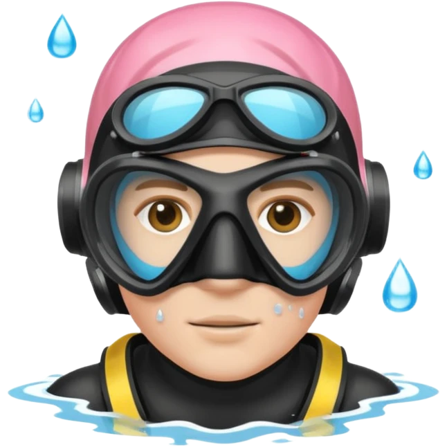 Underwater man emoji