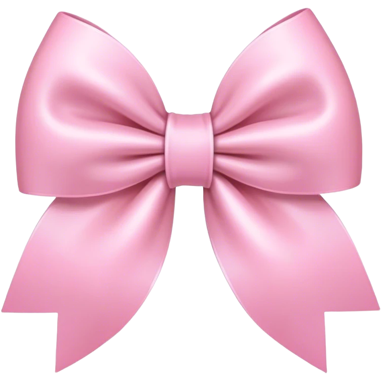 Light pink bows emoji