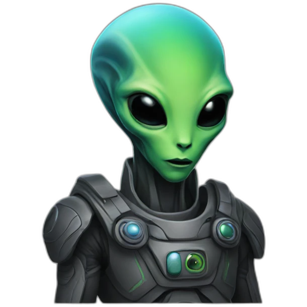 An Alien pride emoji