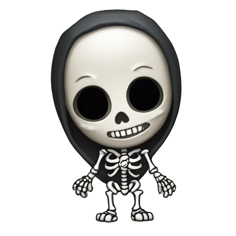 chibi skeleton emoji